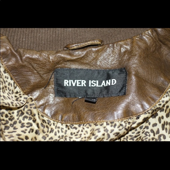River Island leather jacket. - Picture 3 of 3